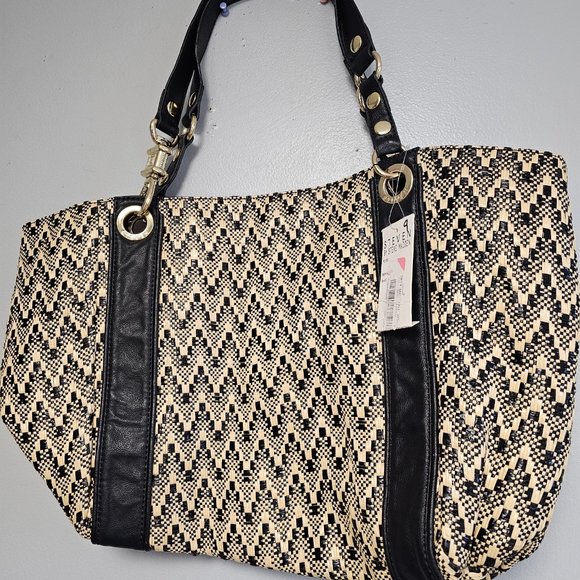 Steven by Steve Madden XL Tote Shoulder bag Multicolor with Faux leather straps - Picture 15 of 16